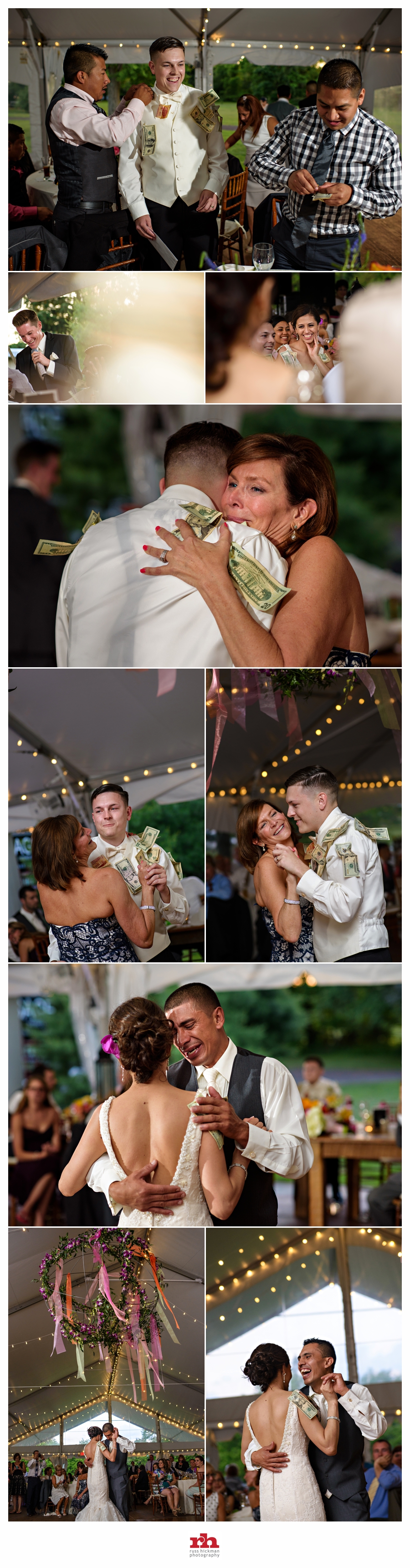 Mother & Son Dance at a wedding held at Pearl S Buck Estate.